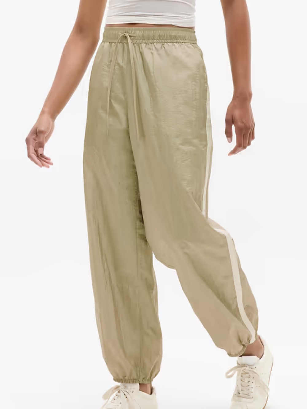 Athleta Daybreak Mid Rise Parachute Jogger Pants